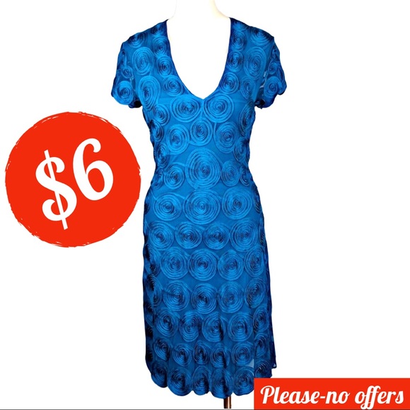 phase eight Dresses & Skirts - Phase eight Teal Spiral Dress size 12